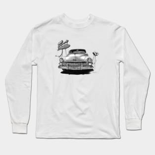 1951 Mercury on Drive In Night Long Sleeve T-Shirt